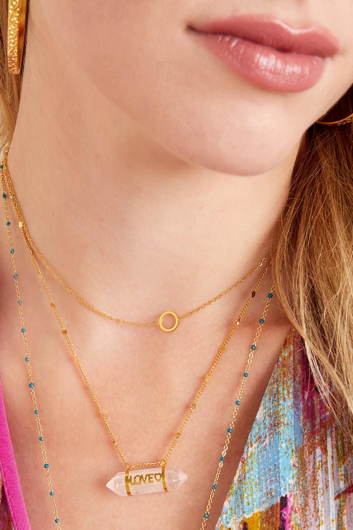 Ketting natuursteen Love