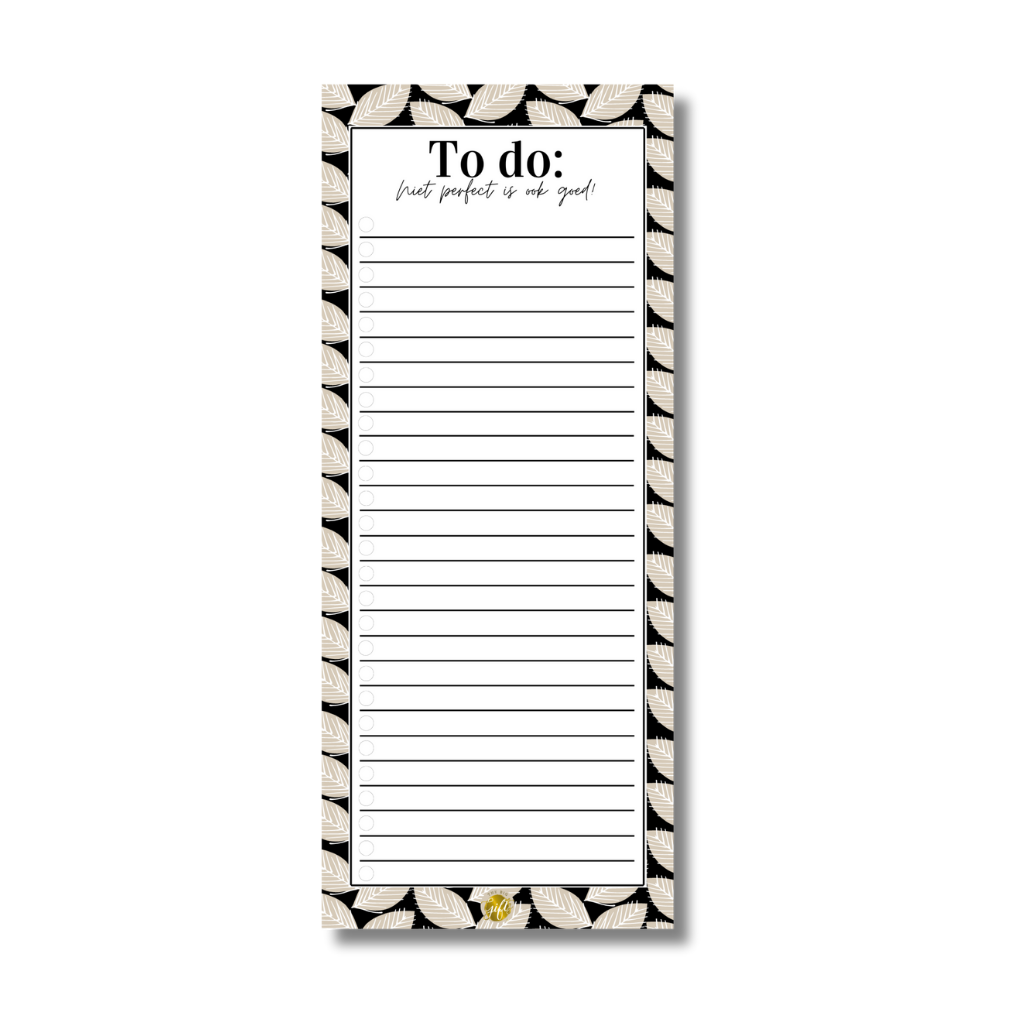 Notitieblok – To Do