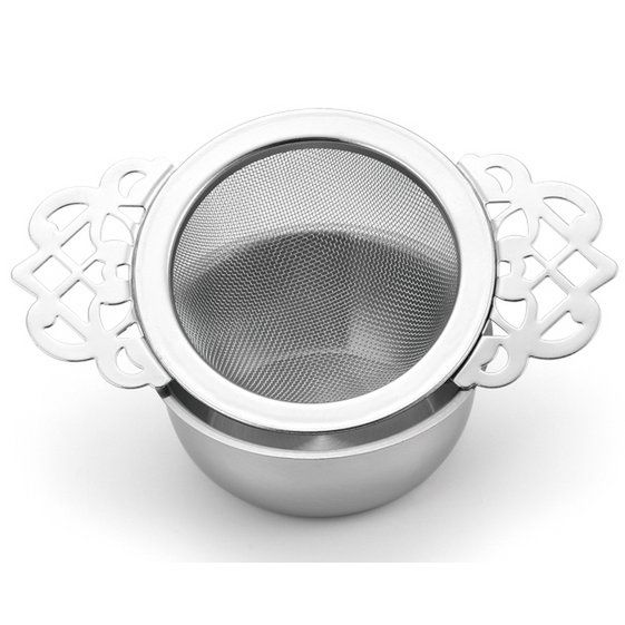 Theezeefje met uitlekschaaltje