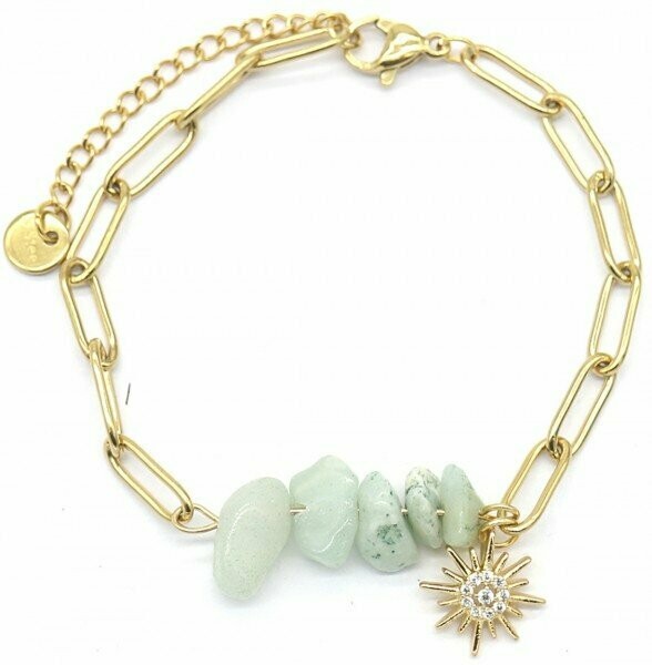 Armband met Steentjes en Zon
