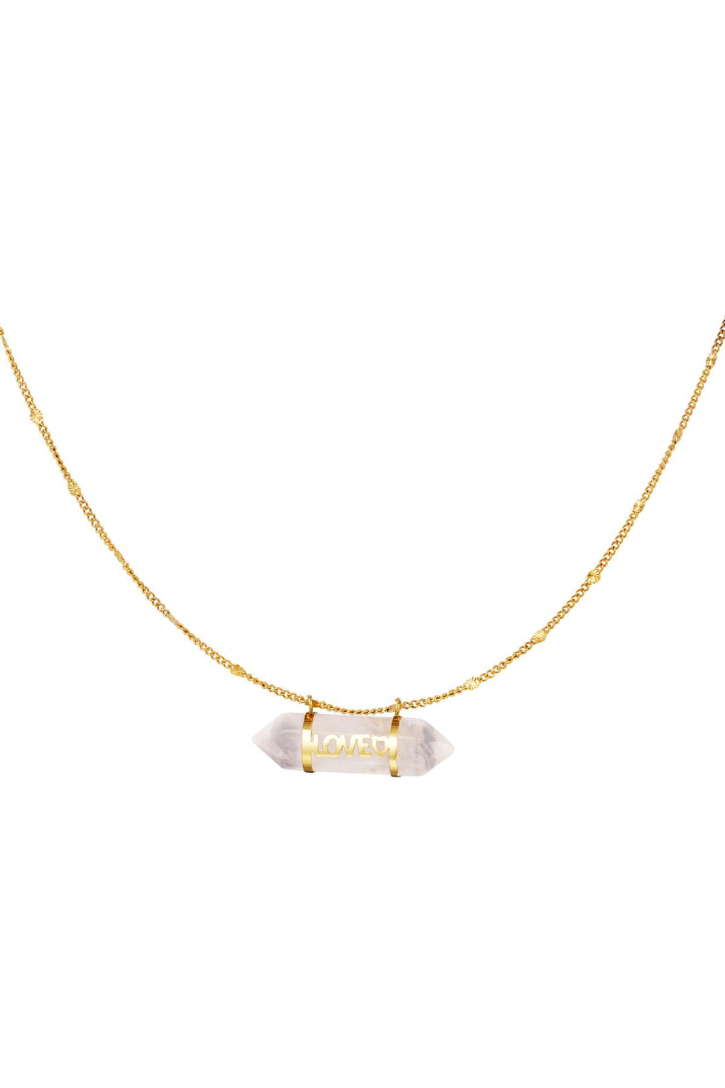 Ketting natuursteen Love