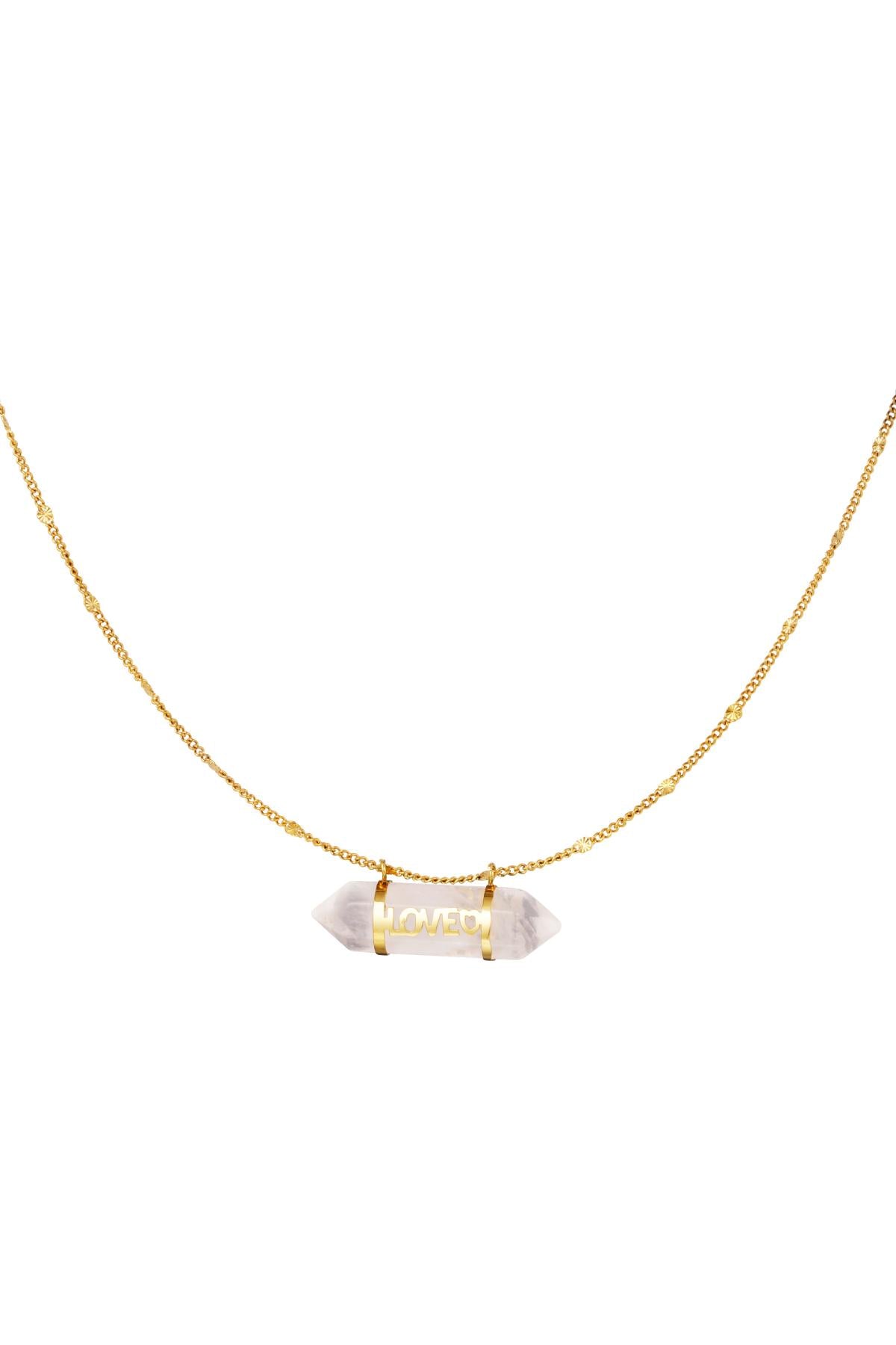 Ketting natuursteen Love