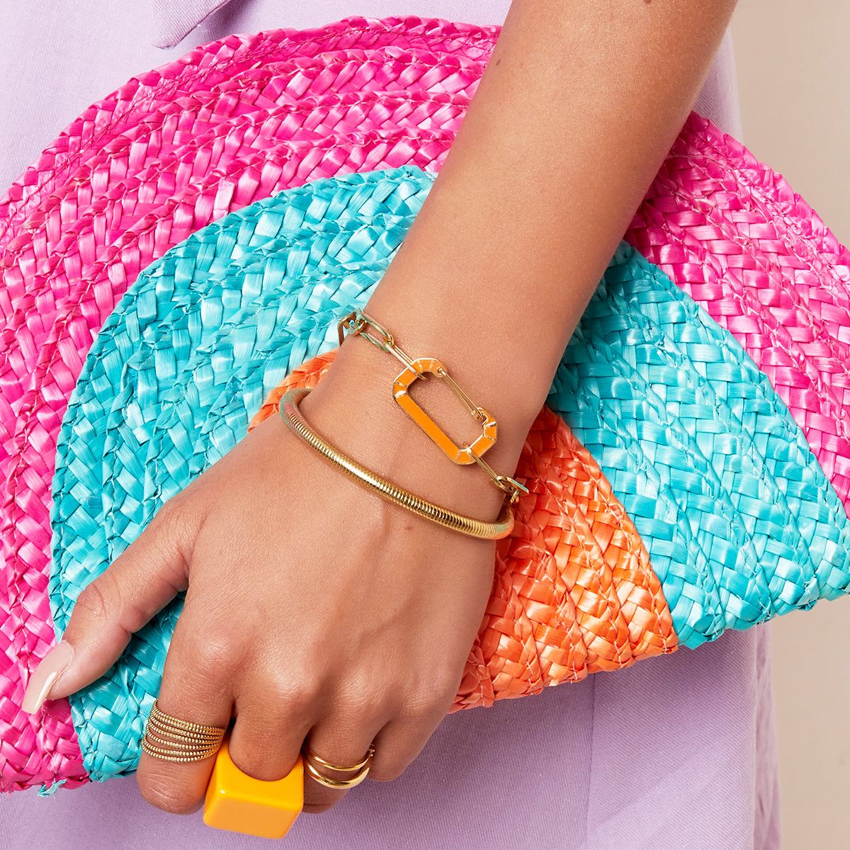 Armband met schakelbedel Summer